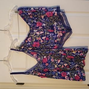 Gilligan & O'Malley Floral Short Set